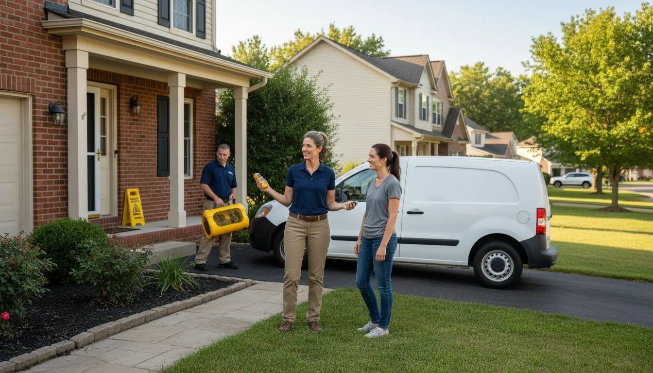 Residential water damage restoration in Mayersville, MS